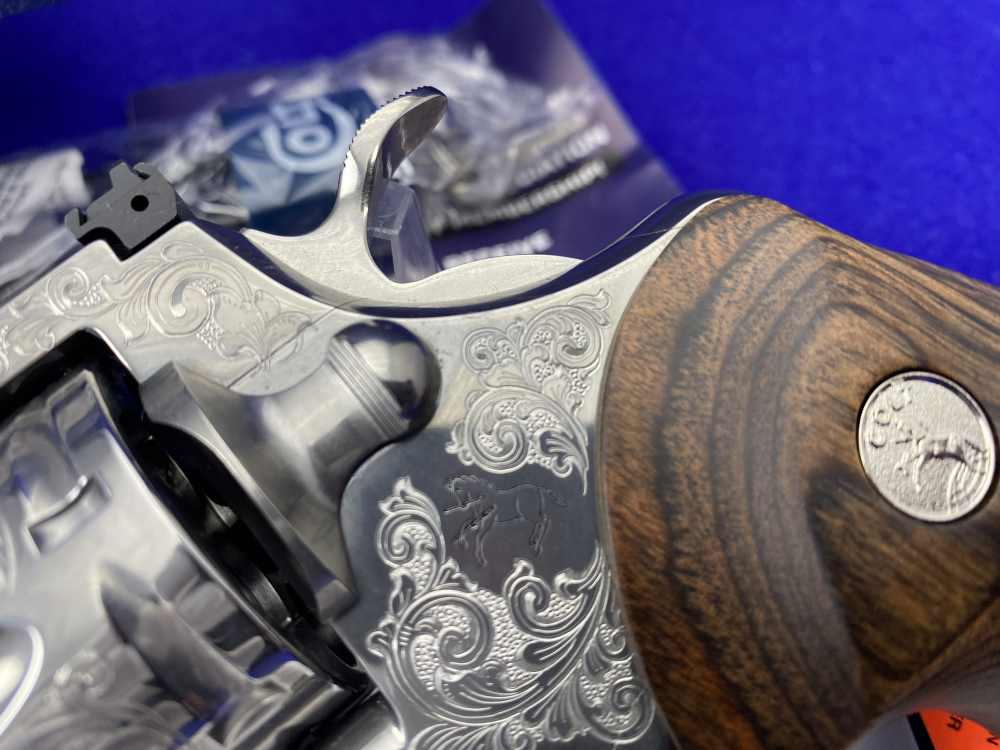 2021 Colt Python .357 Mag Stainless 4.25"*BEAUTIFUL SCROLL ENGRAVED PYTHON*-img-6