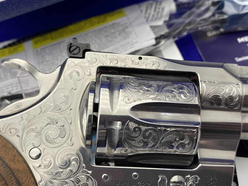 2021 Colt Python .357 Mag Stainless 4.25"*BEAUTIFUL SCROLL ENGRAVED PYTHON*-img-25