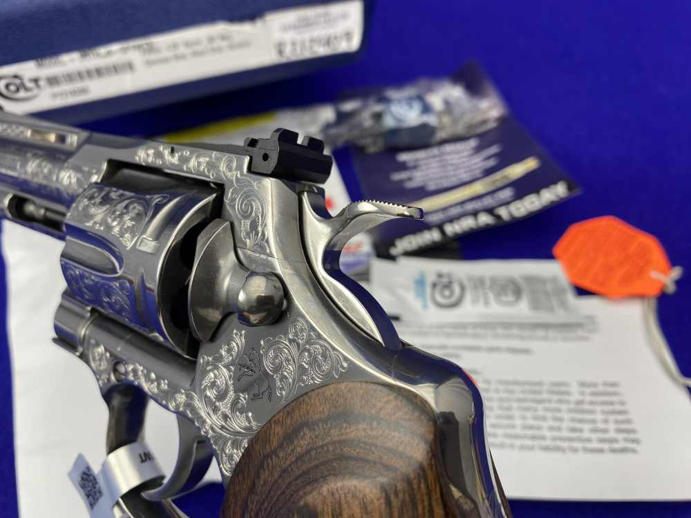 2021 Colt Python .357 Mag Stainless 4.25"*BEAUTIFUL SCROLL ENGRAVED PYTHON*-img-31