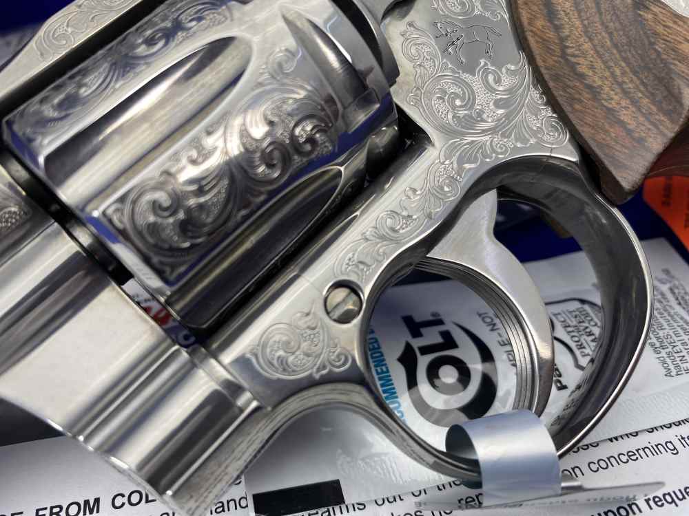 2021 Colt Python .357 Mag Stainless 4.25"*BEAUTIFUL SCROLL ENGRAVED PYTHON*-img-8
