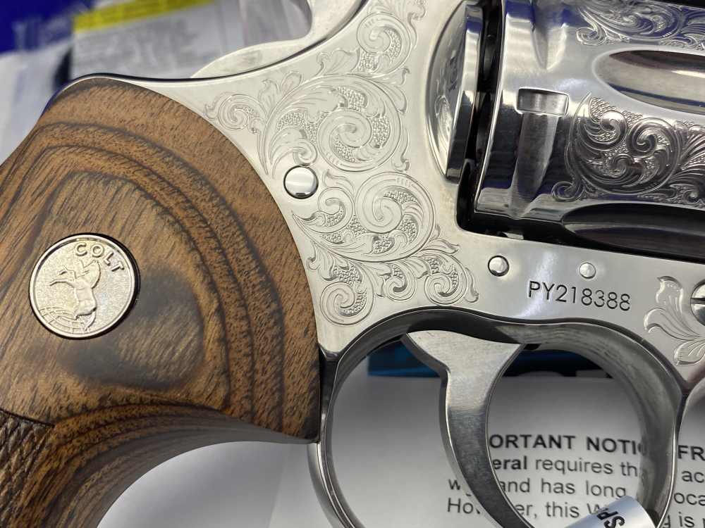 2021 Colt Python .357 Mag Stainless 4.25"*BEAUTIFUL SCROLL ENGRAVED PYTHON*-img-22
