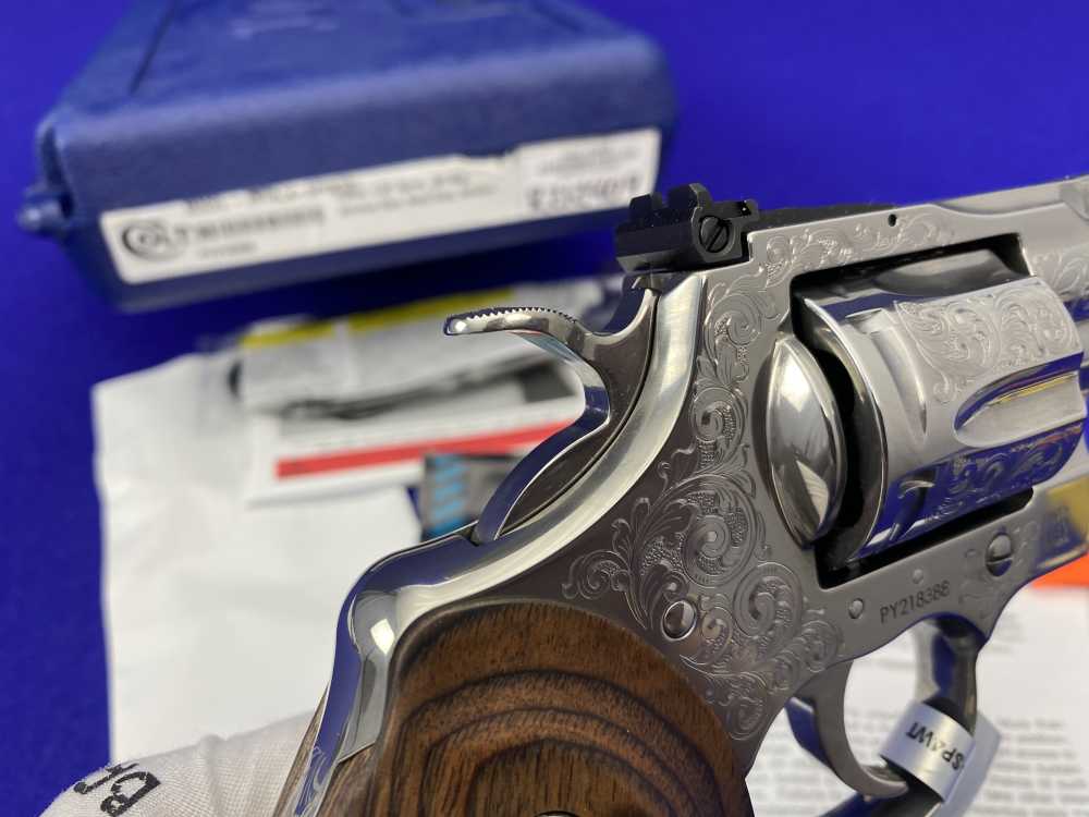 2021 Colt Python .357 Mag Stainless 4.25"*BEAUTIFUL SCROLL ENGRAVED PYTHON*-img-32