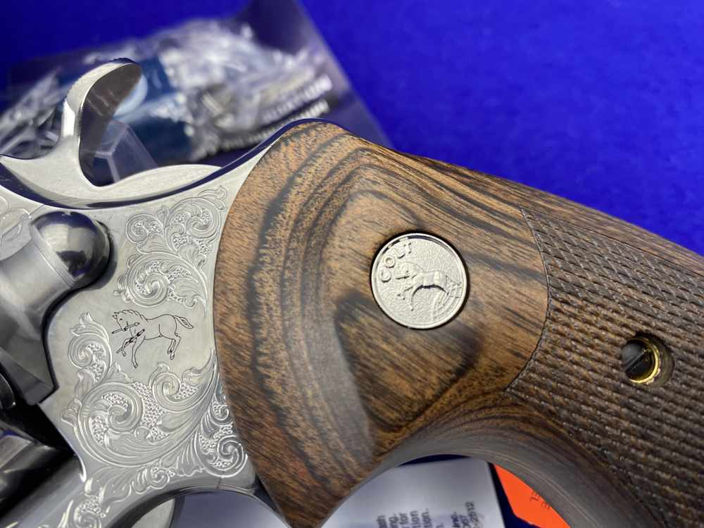 2021 Colt Python .357 Mag Stainless 4.25"*BEAUTIFUL SCROLL ENGRAVED PYTHON*-img-5
