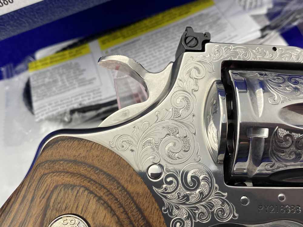 2021 Colt Python .357 Mag Stainless 4.25"*BEAUTIFUL SCROLL ENGRAVED PYTHON*-img-21