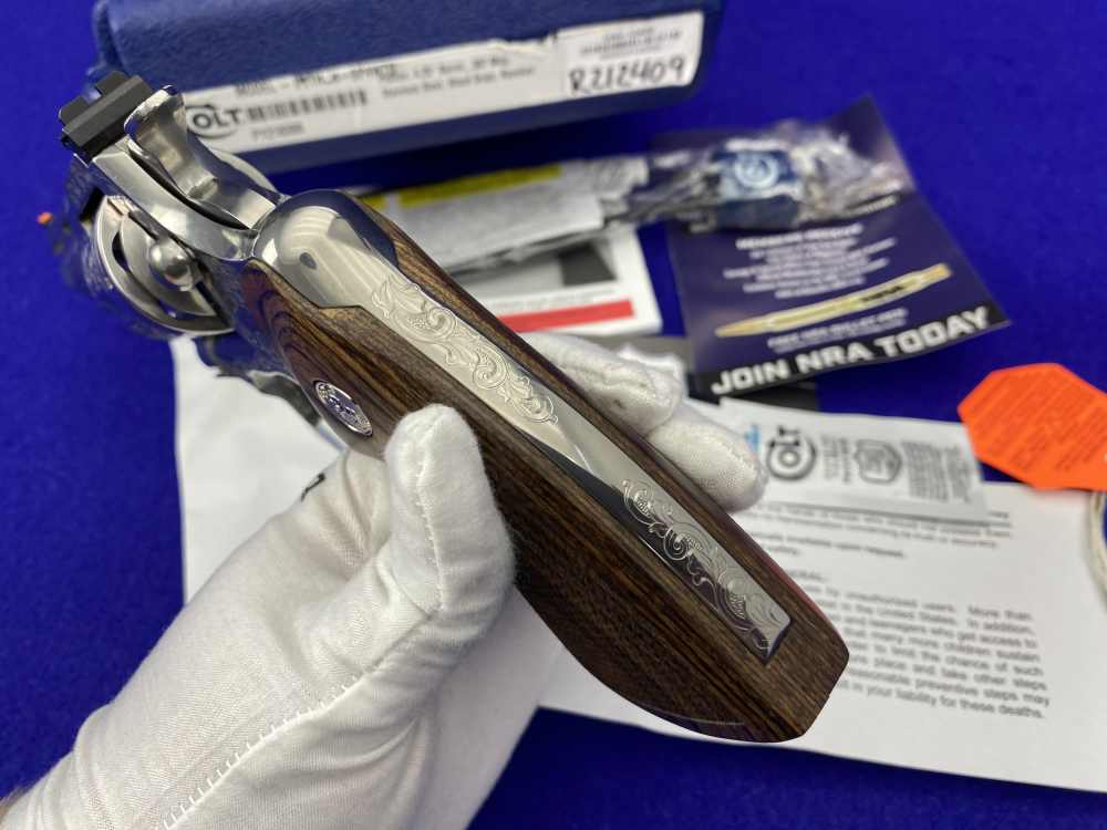 2021 Colt Python .357 Mag Stainless 4.25"*BEAUTIFUL SCROLL ENGRAVED PYTHON*-img-30