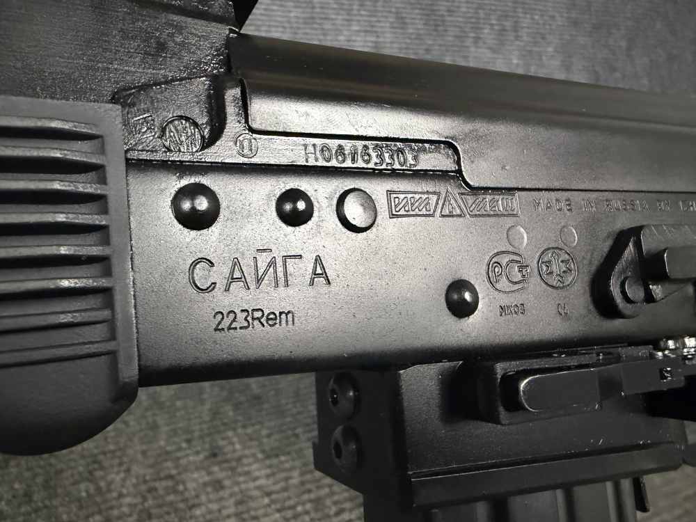 2006 Russian Izhmash Saiga 223 AK-101 conv. 5.56 with AR mag well adapter-img-12