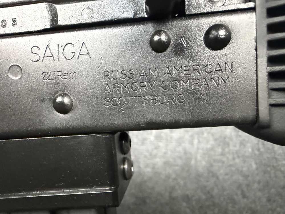 2006 Russian Izhmash Saiga 223 AK-101 conv. 5.56 with AR mag well adapter-img-5