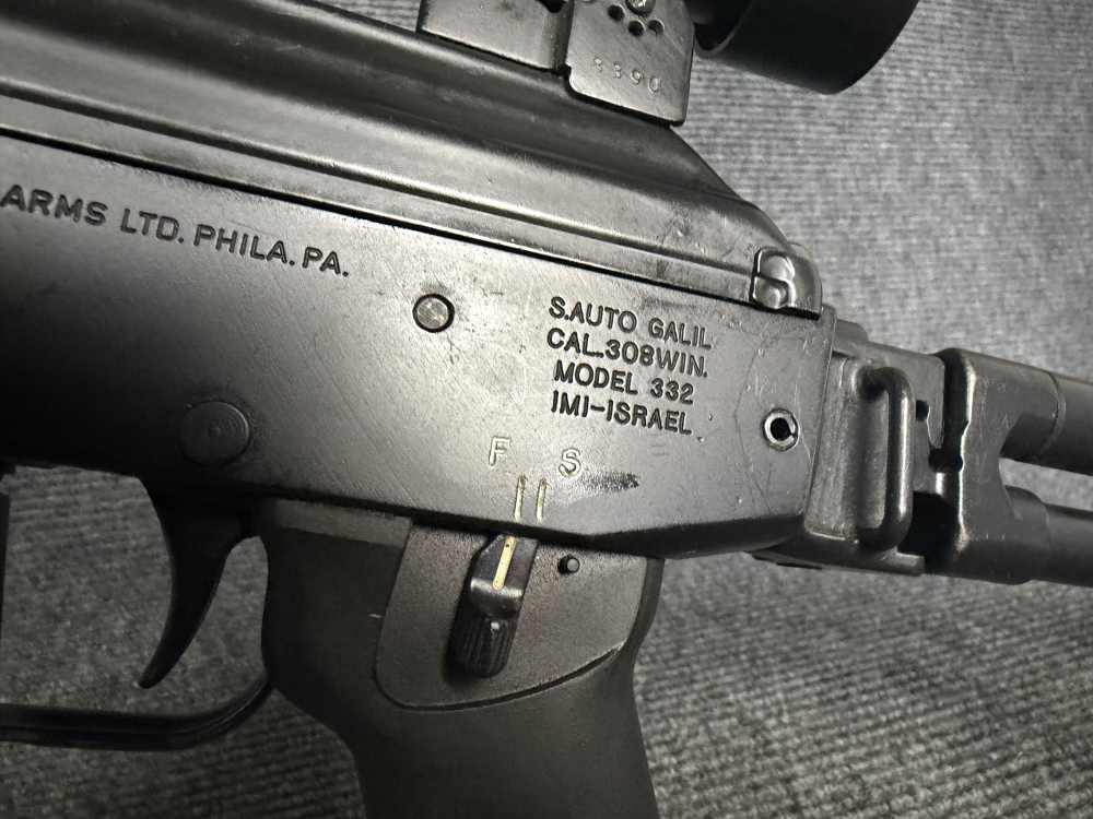 IMI Galil 332 Pre-ban 308 battle rifle with scope mount & 3 mags Rare!-img-9