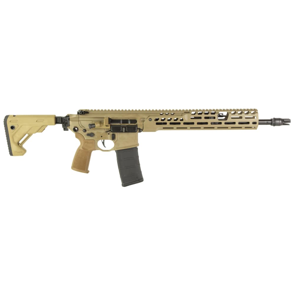 Sig Sauer MCX Spear LT 5.56 IR Tan Threaded Folding Rifle 556 16" -img-1