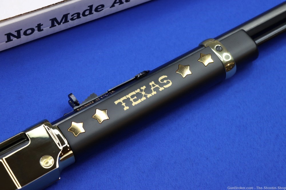 Henry GOLDEN BOY TEXAS TRIBUTE Rifle 22LR 20" BRASS Frame Tacked Wood NEW-img-6
