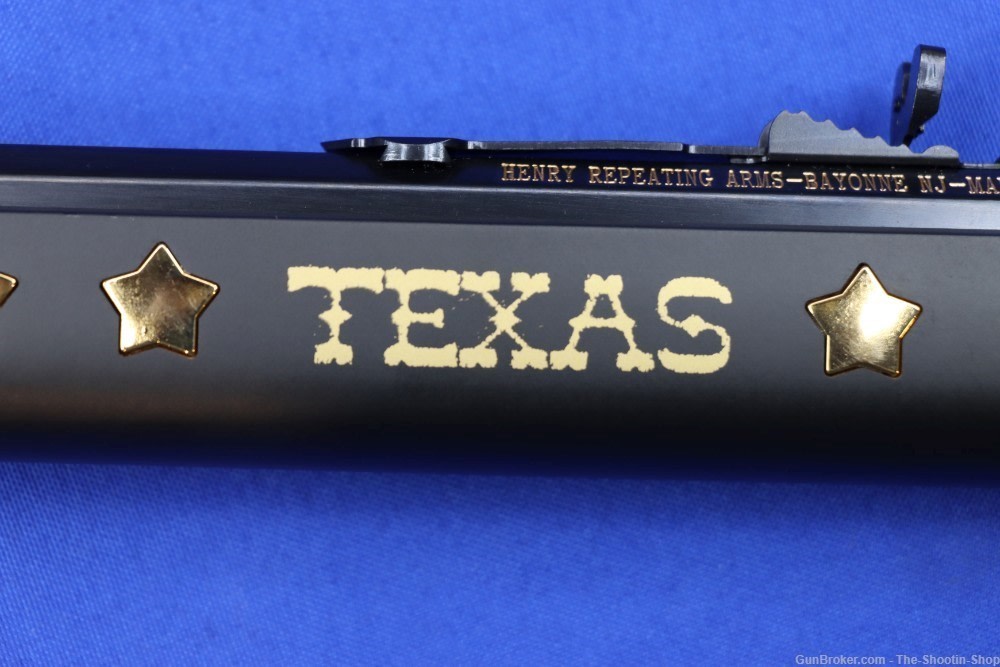 Henry GOLDEN BOY TEXAS TRIBUTE Rifle 22LR 20" BRASS Frame Tacked Wood NEW-img-25