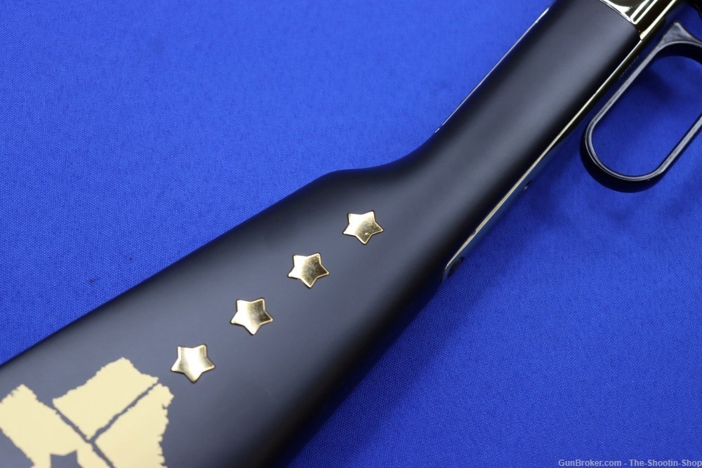 Henry GOLDEN BOY TEXAS TRIBUTE Rifle 22LR 20" BRASS Frame Tacked Wood NEW-img-2