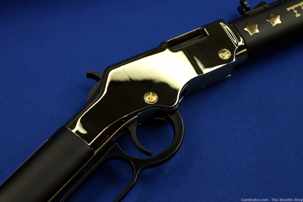 Henry GOLDEN BOY TEXAS TRIBUTE Rifle 22LR 20" BRASS Frame Tacked Wood NEW-img-4