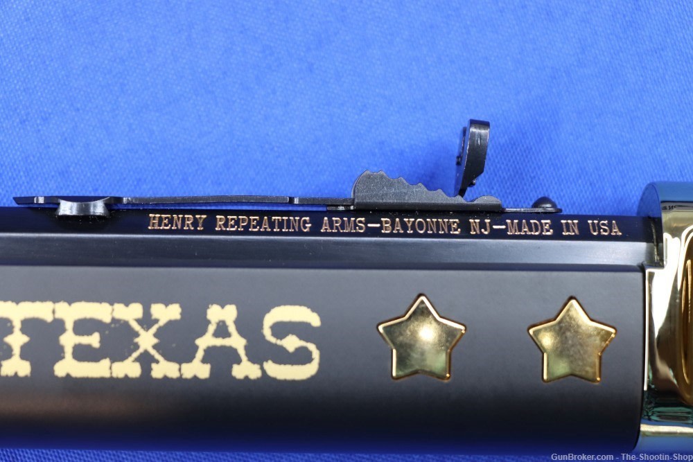 Henry GOLDEN BOY TEXAS TRIBUTE Rifle 22LR 20" BRASS Frame Tacked Wood NEW-img-26