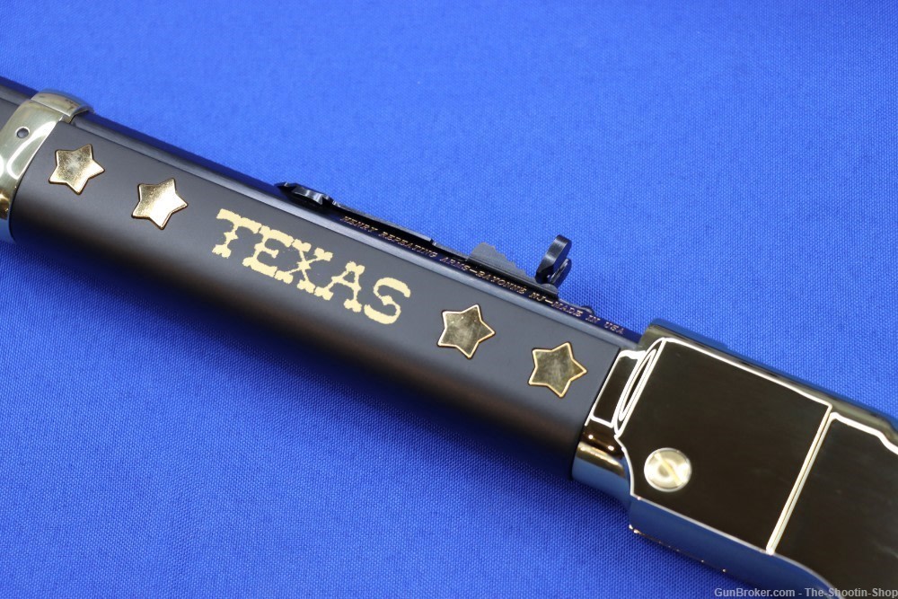 Henry GOLDEN BOY TEXAS TRIBUTE Rifle 22LR 20" BRASS Frame Tacked Wood NEW-img-16