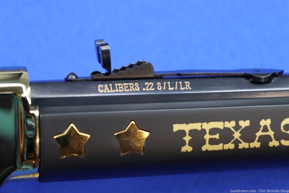 Henry GOLDEN BOY TEXAS TRIBUTE Rifle 22LR 20" BRASS Frame Tacked Wood NEW-img-29
