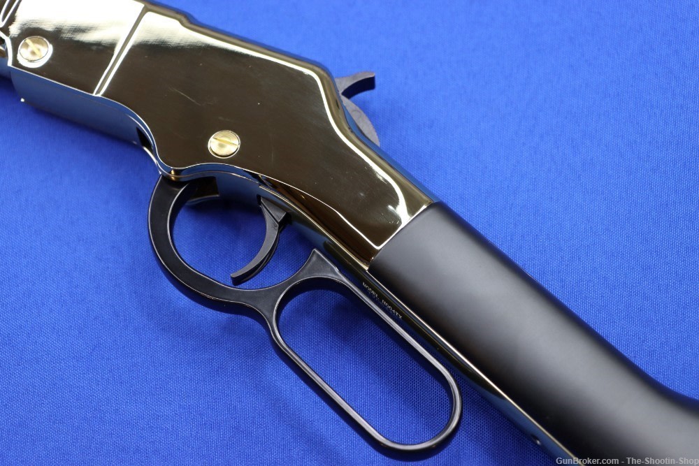 Henry GOLDEN BOY TEXAS TRIBUTE Rifle 22LR 20" BRASS Frame Tacked Wood NEW-img-14