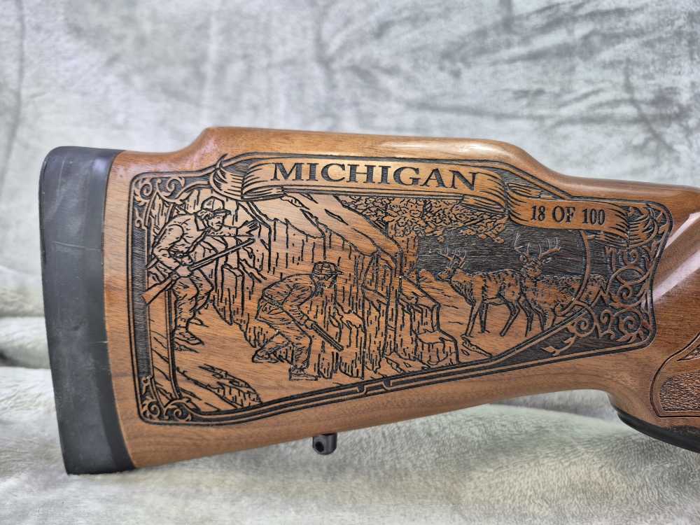 Mossberg 4x4 NRA Michigan Commemorative .30-06 with Hard Case – EXCELLENT!-img-3
