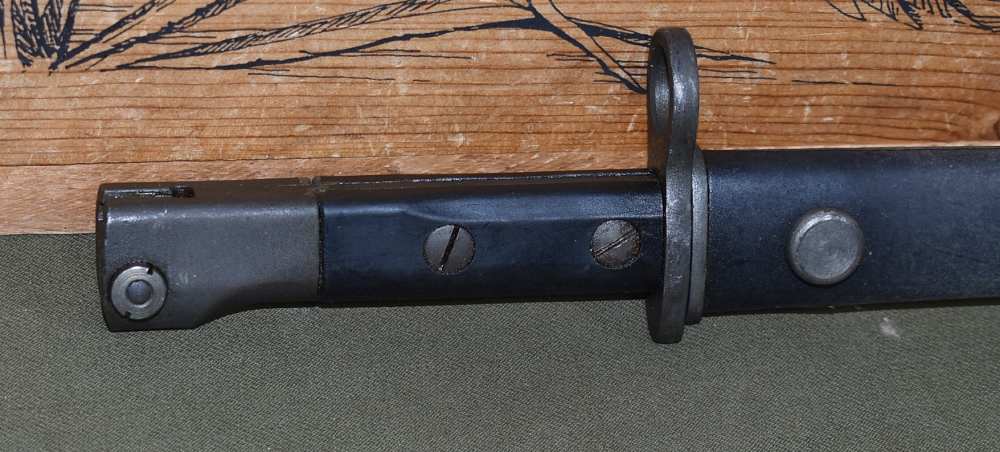 Israeli UZI Sub Machine Bayonet with Scabbard-img-2