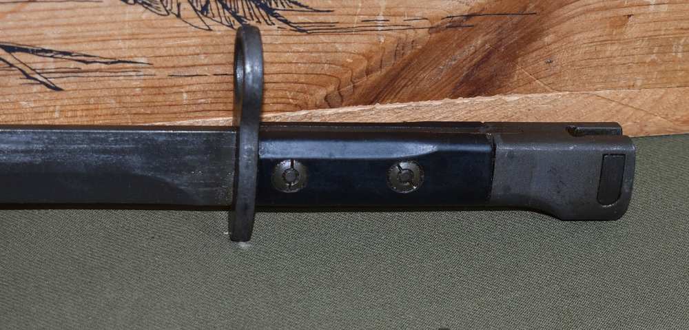Israeli UZI Sub Machine Bayonet with Scabbard-img-3