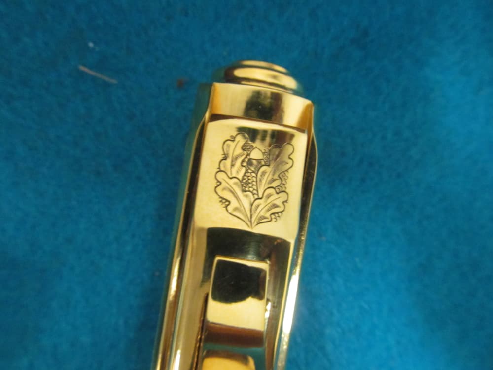Ltd Edition #270/500 German Walther PPK .380 Hand Engraved and 24K gold pl-img-12