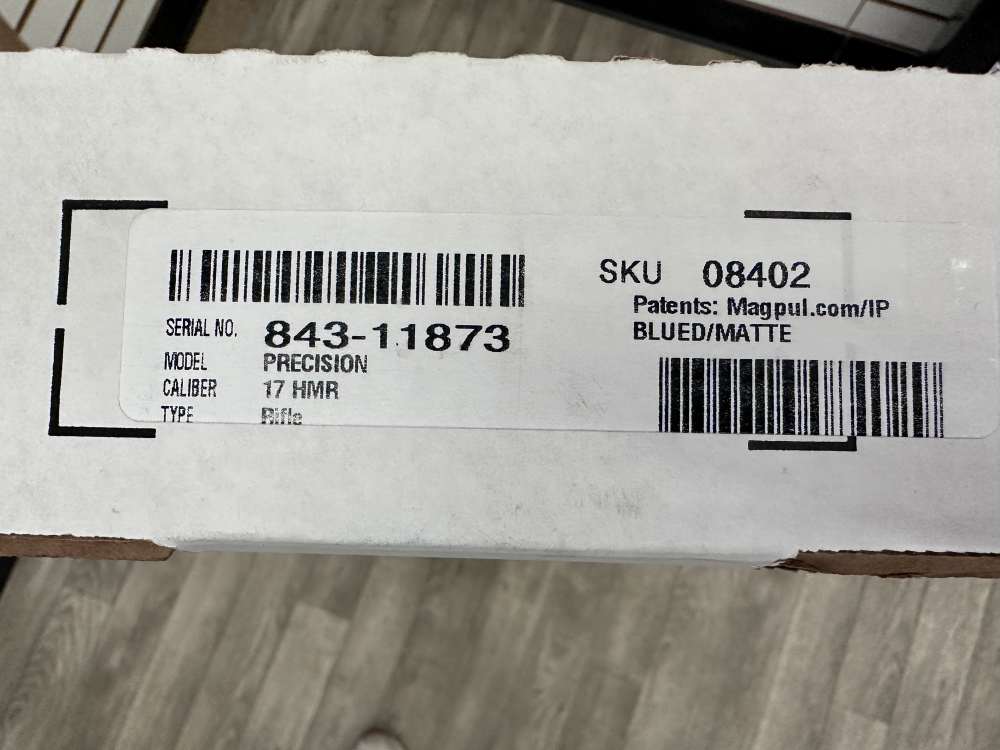 Ruger Precision Rifle 17 HMR 18" bolt action 15rd mag Threaded BRAND NEW-img-10