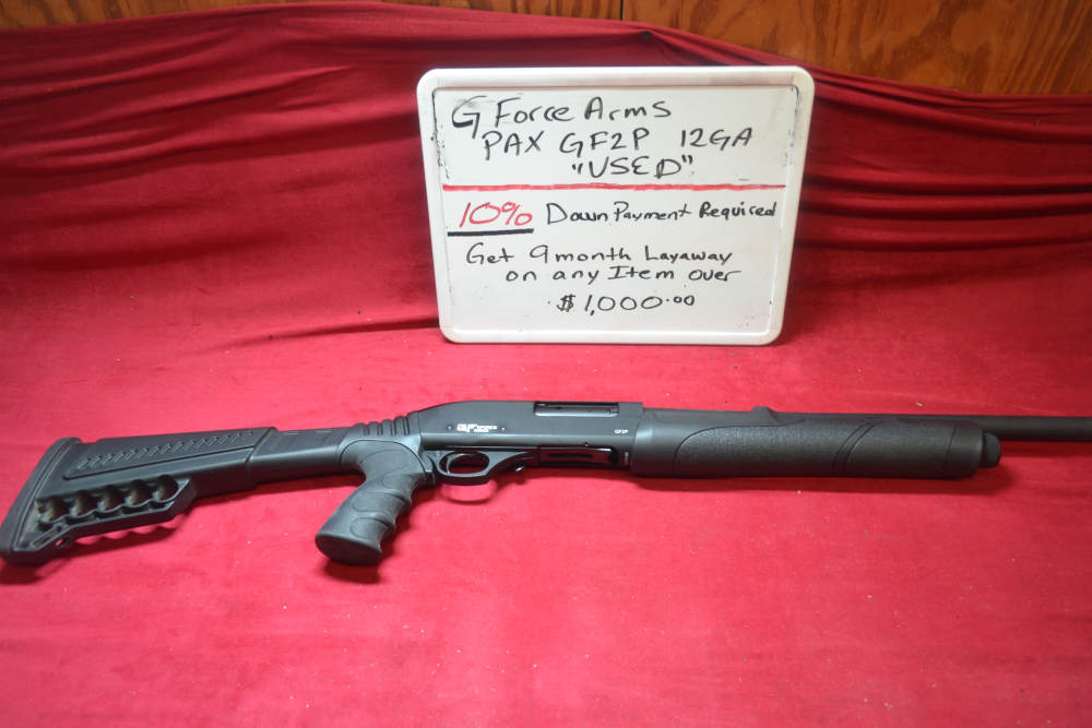G-Force Arms PAX GF2P 12GA 20"Barrel Used, Layaway Available.-img-0