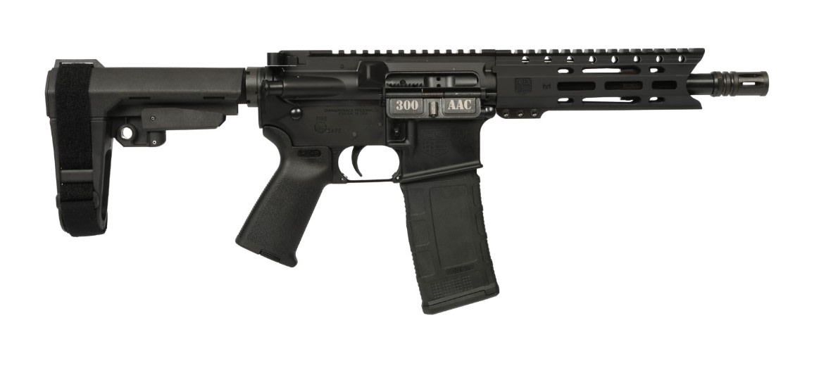 Diamondback Firearms Carbon DB15 300 AAC Blackout Pistol 8 Black DB191BB001-img-0