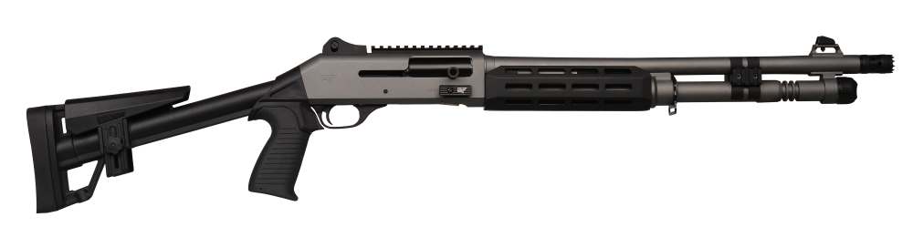 GFORCE GF4 (SAX2T) 12GA 18.5” 5+1 BLACK TAC GREY ALUM FOREND-img-0