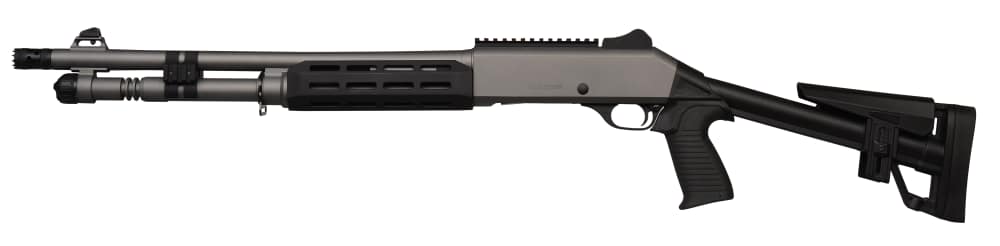 GFORCE GF4 (SAX2T) 12GA 18.5” 5+1 BLACK TAC GREY ALUM FOREND-img-1