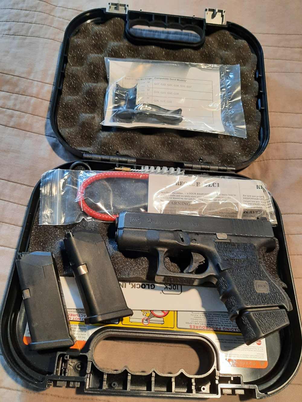Glock G26 Gen4 w/ Galco Shoulder Harness-img-0