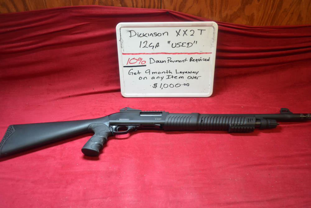Dickinson XX2T 12GA 20"Barrel Used, Layaway Available.-img-0