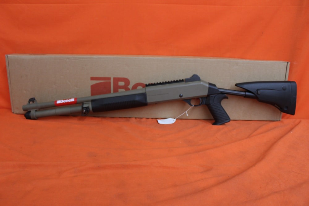 Benelli M4 Tactical FDE 7+1 Collapsible Stock NEW! Free Layaway!-img-0