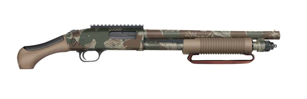 New-Mossberg 590 Bliksem Aftershock 12 Gauge Rhodesian Camo $ Super Deal $-img-0
