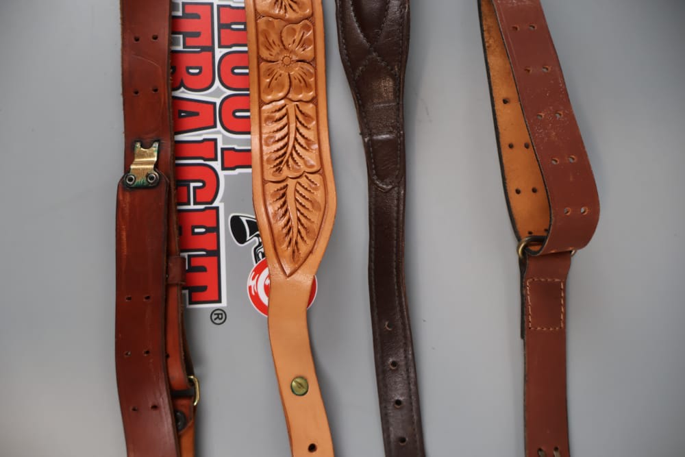 Lot O' Four (4) Leather Rifle Slings-img-4