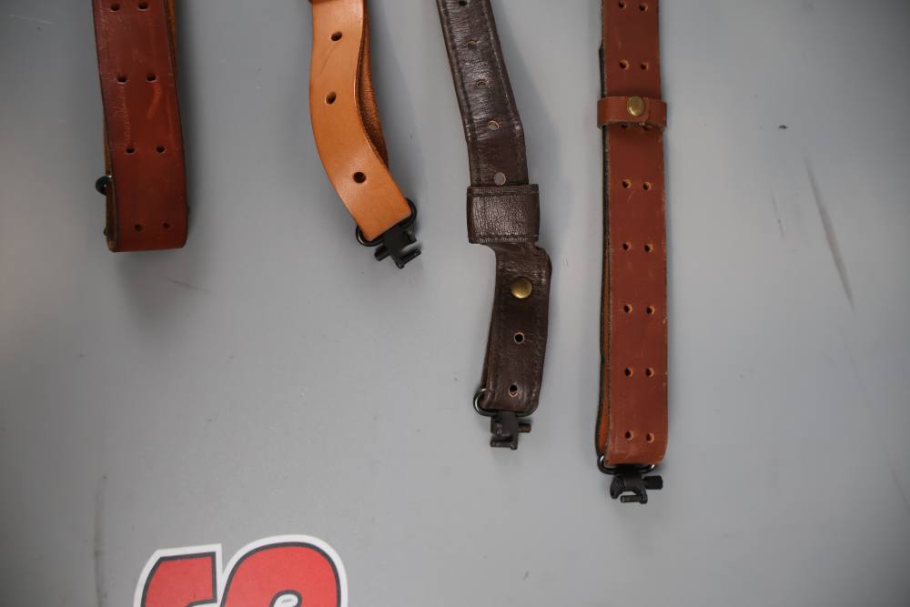 Lot O' Four (4) Leather Rifle Slings-img-7