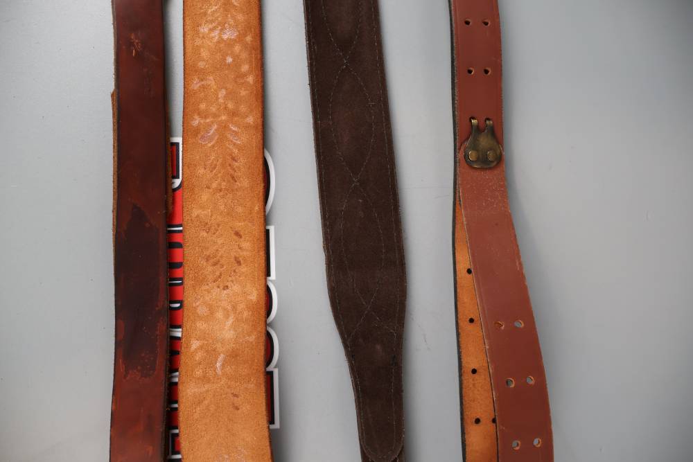Lot O' Four (4) Leather Rifle Slings-img-10