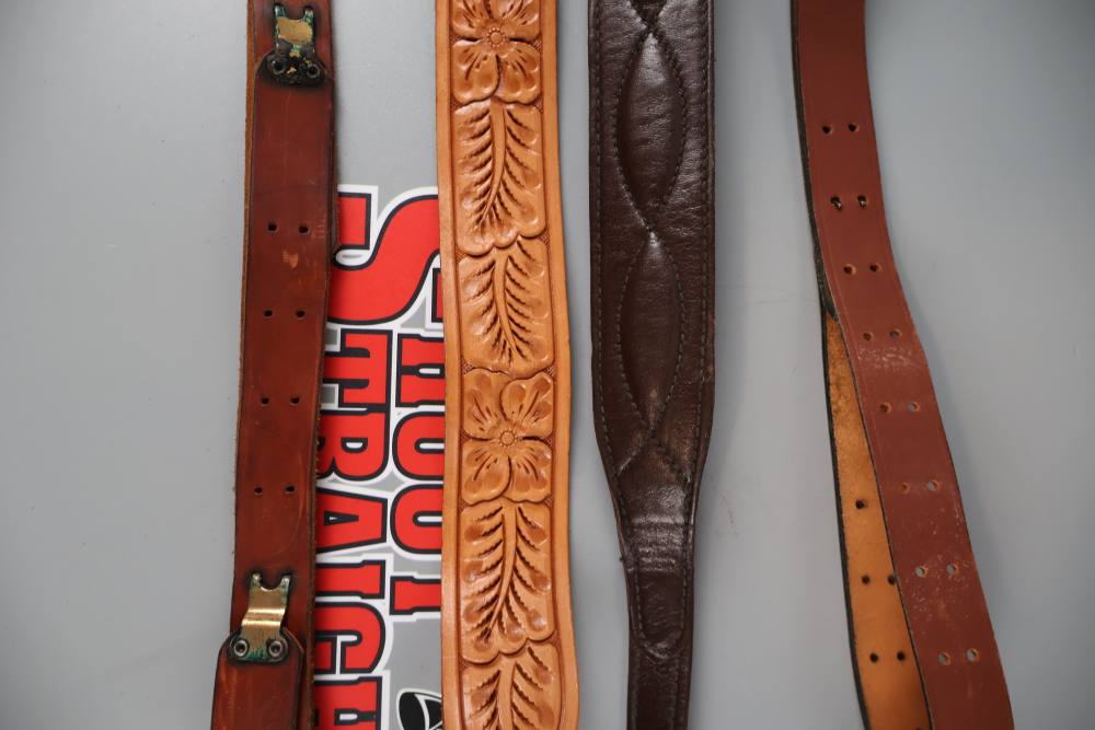 Lot O' Four (4) Leather Rifle Slings-img-3