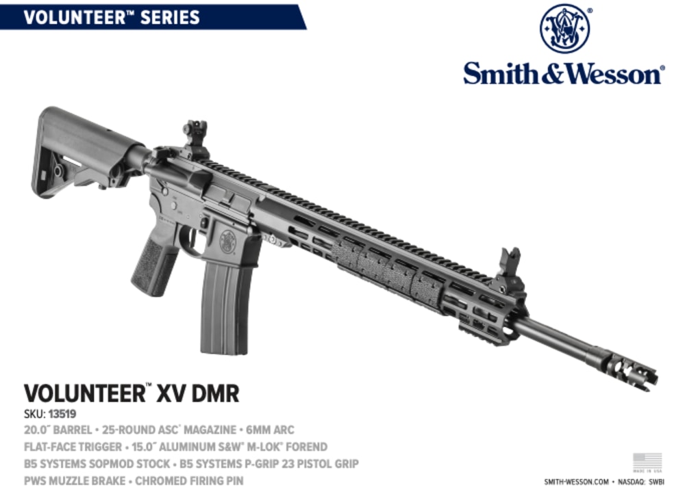 S&W VOLUNTEER XV PRO DMR M-LOK #13519 6mm ARC-img-1