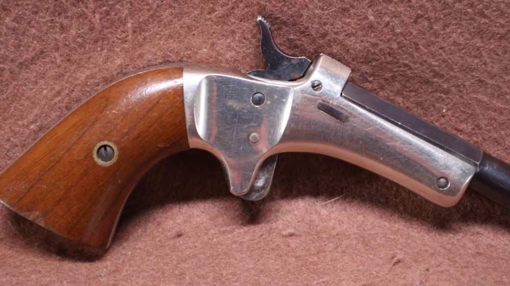 J Stevens A&T Co No 35 Offhand .22 Short Top Break 3.5" BRL VG Bore-img-2