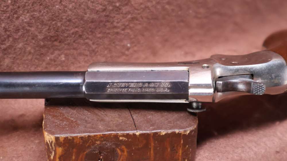 J Stevens A&T Co No 35 Offhand .22 Short Top Break 3.5" BRL VG Bore-img-14