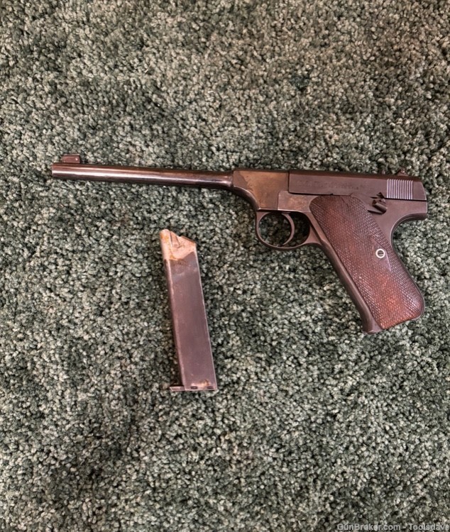 Colt Pre Woodsman .22 Two Tone Mag 1920-img-2