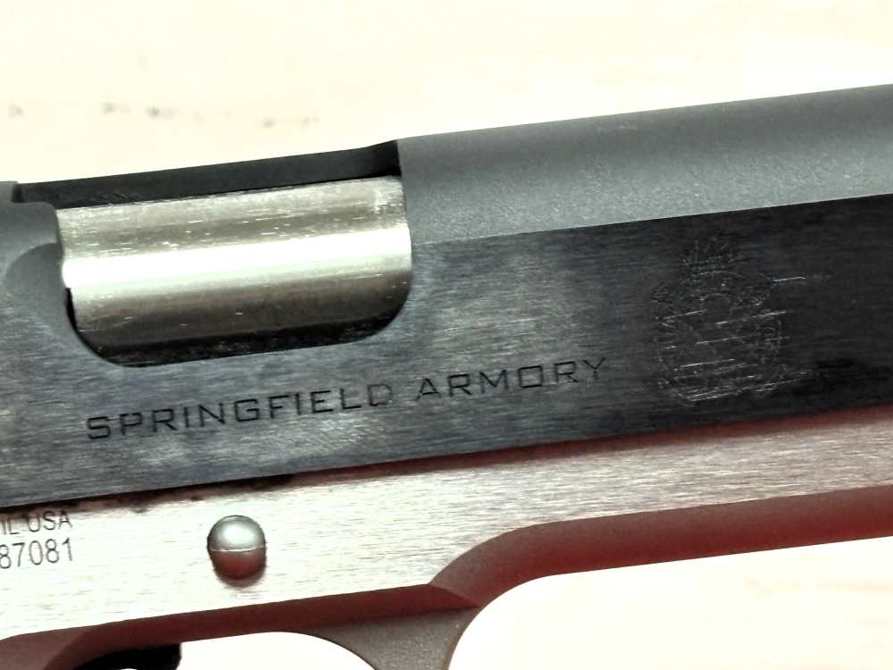 Factory New Springfield Ronin 1911 5" Pistol 9mm Blue/Stainless -img-8