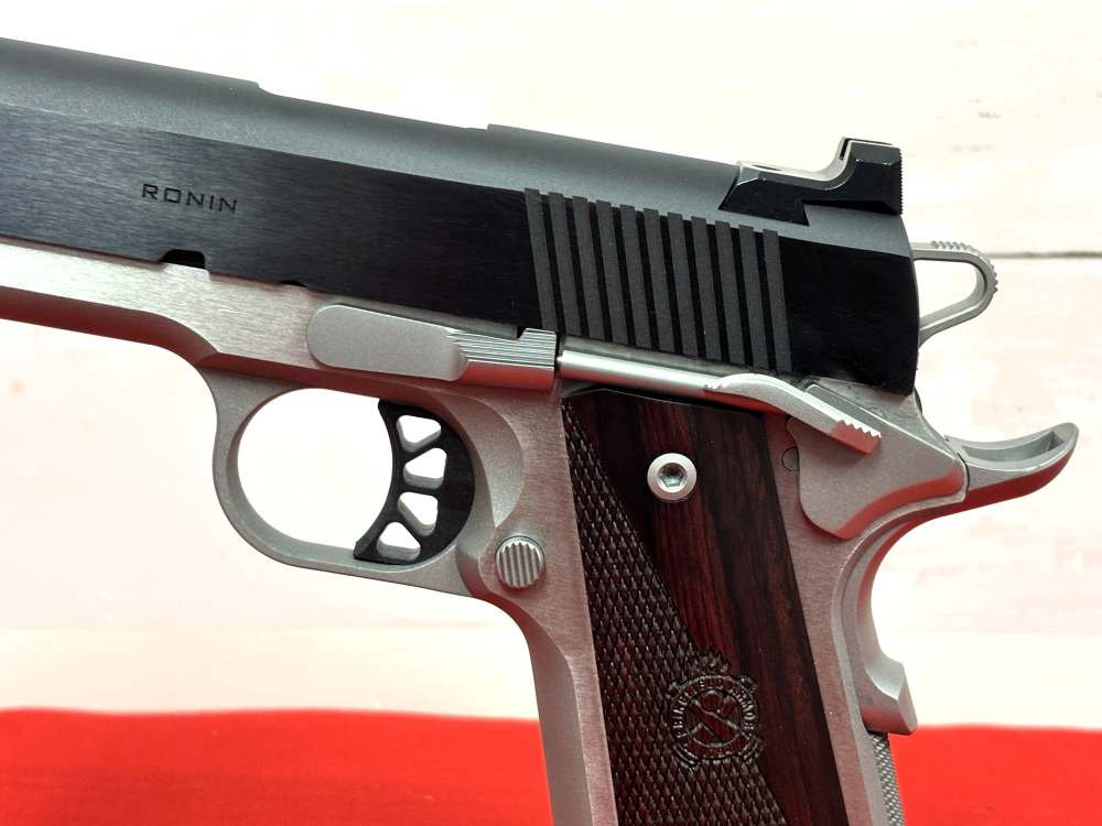 Factory New Springfield Ronin 1911 5" Pistol 9mm Blue/Stainless -img-2