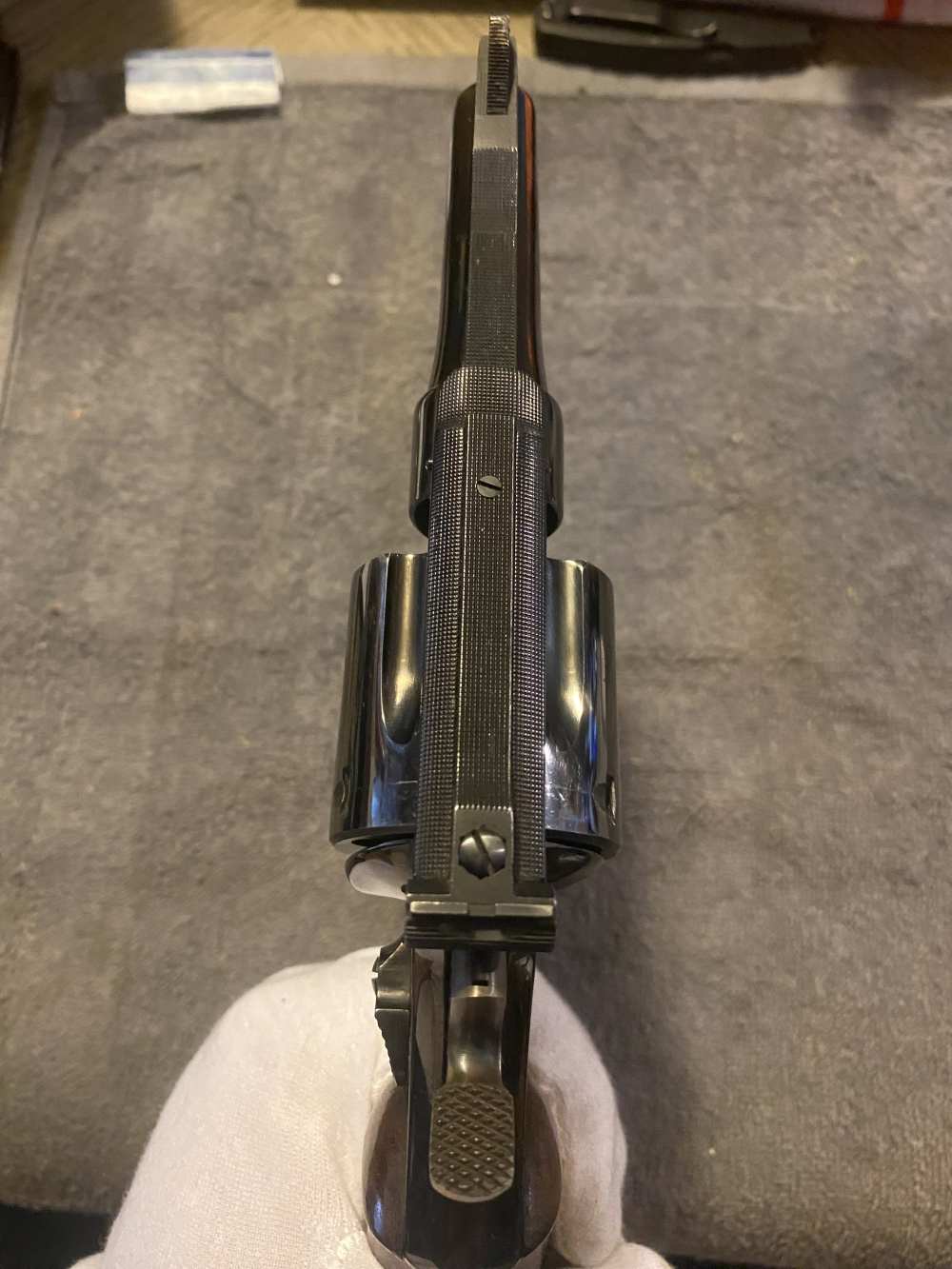 Smith & Wesson 27-2 serial N183 a rare 3 digit 3.5” -img-4