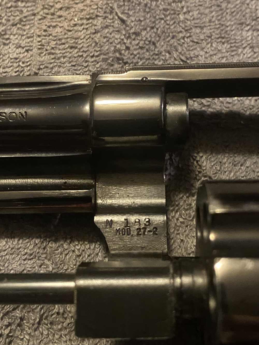 Smith & Wesson 27-2 serial N183 a rare 3 digit 3.5” -img-7