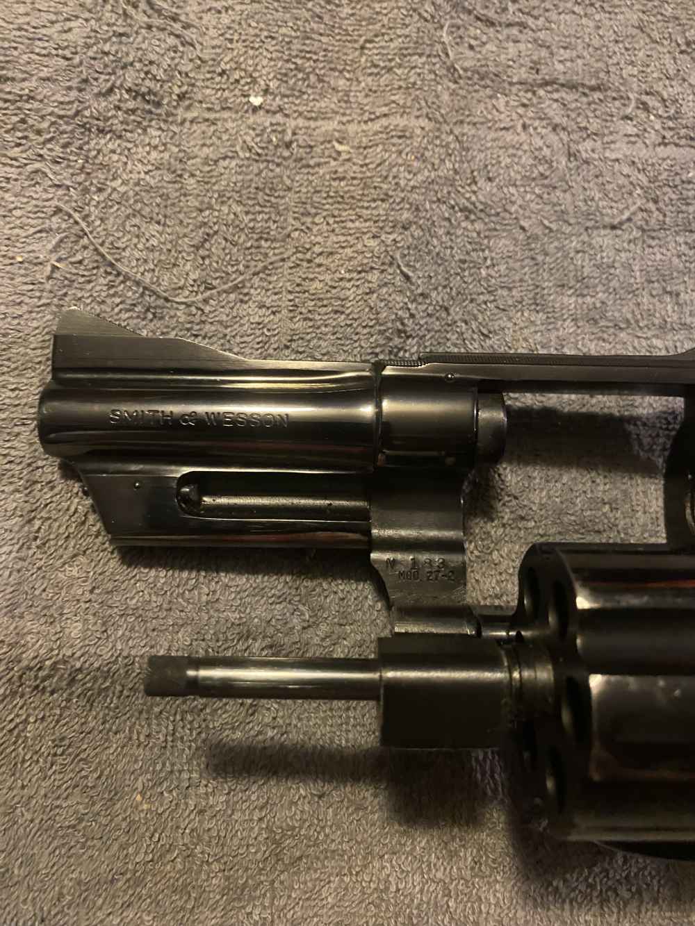 Smith & Wesson 27-2 serial N183 a rare 3 digit 3.5” -img-6