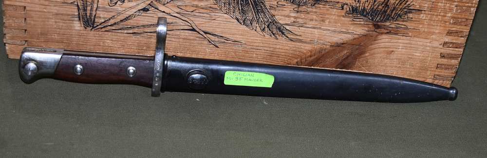 Chilean M95 Mauser Rifle Bayonet Kirschbaum & Co. Germany-img-0