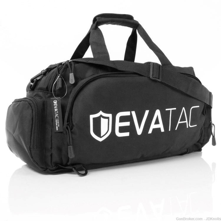 EvaTac Hybrid Duffel Bag w/Carry handles or strap Backpack with Flag Patch-img-0