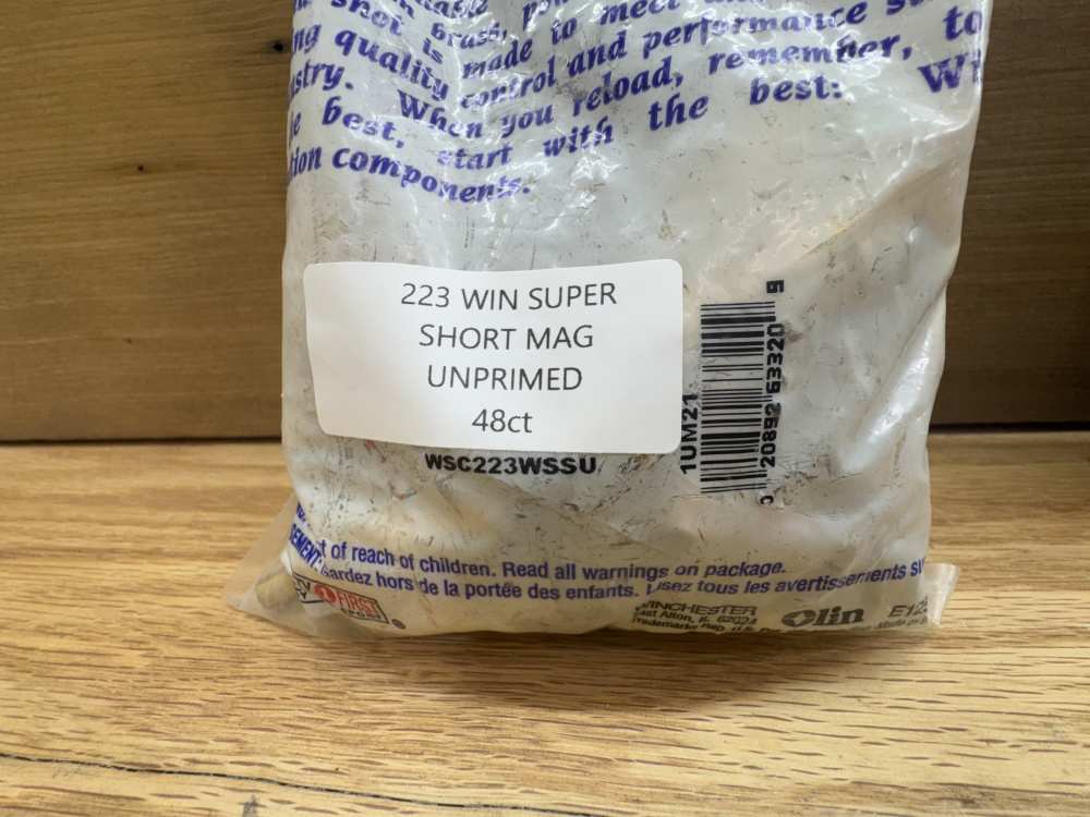  Approx. 400+ .223 WSSM Reloading Cases - PENNY START! NO RESERVE!-img-5